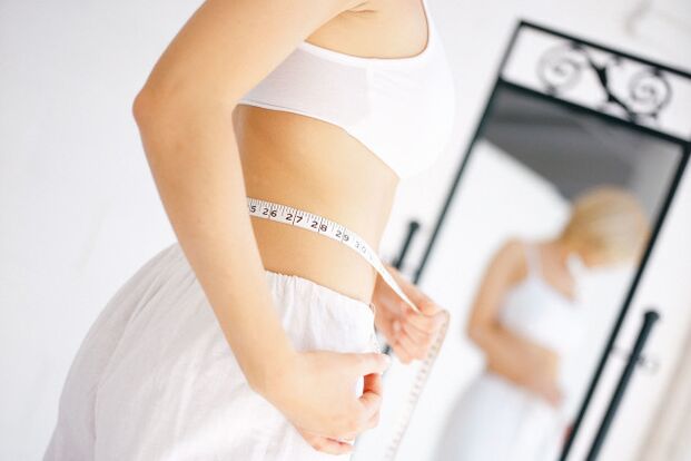 Monitor weight loss results in a week using an express diet